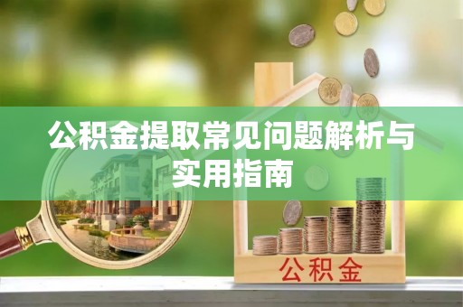 娄星公积金提取常见问题解析与实用指南
