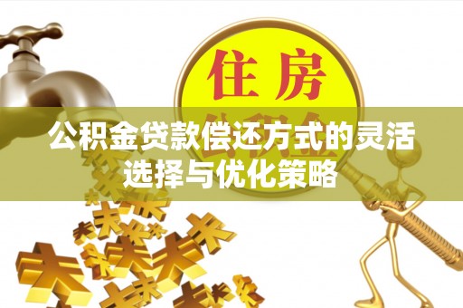 娄星公积金贷款偿还方式的灵活选择与优化策略