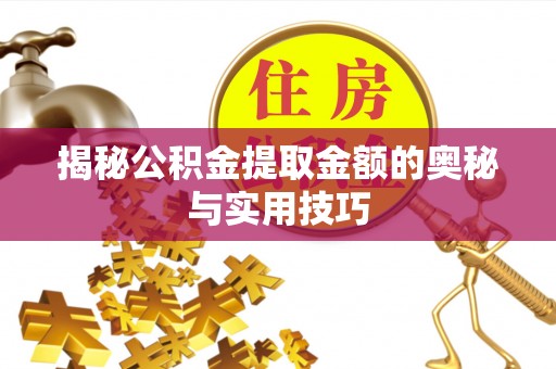娄星揭秘公积金提取金额的奥秘与实用技巧