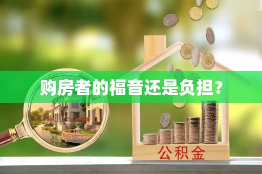 娄星购房者的福音还是负担？
