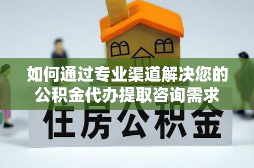 娄星如何通过专业渠道解决您的公积金代办提取咨询需求