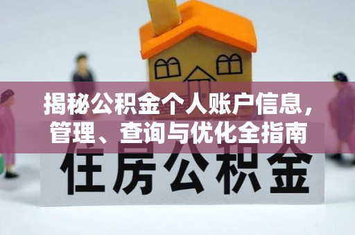 娄星揭秘公积金个人账户信息，管理、查询与优化全指南