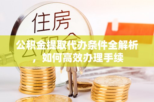 娄星公积金提取代办条件全解析，如何高效办理手续