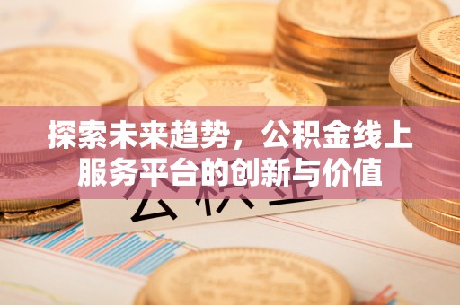娄星探索未来趋势，公积金线上服务平台的创新与价值