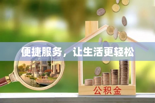 娄星便捷服务，让生活更轻松
