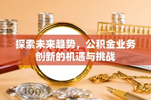娄星探索未来趋势，公积金业务创新的机遇与挑战