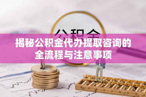 娄星揭秘公积金代办提取咨询的全流程与注意事项