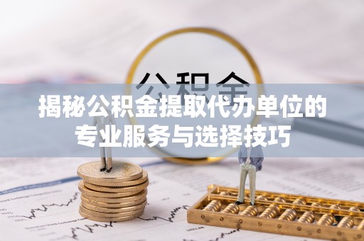 娄星揭秘公积金提取代办单位的专业服务与选择技巧