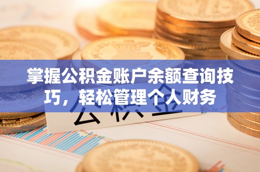 娄星掌握公积金账户余额查询技巧，轻松管理个人财务