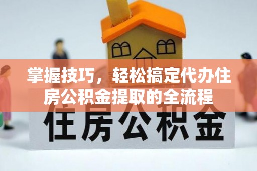 娄星掌握技巧，轻松搞定代办住房公积金提取的全流程