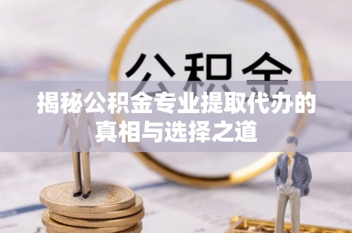 娄星揭秘公积金专业提取代办的真相与选择之道