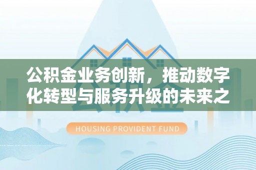 娄星公积金业务创新，推动数字化转型与服务升级的未来之路