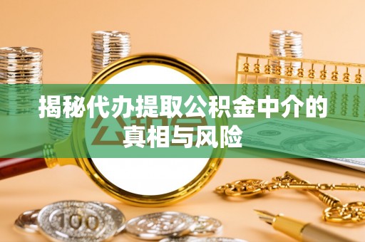 娄星揭秘代办提取公积金中介的真相与风险
