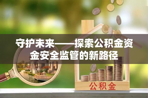 娄星守护未来——探索公积金资金安全监管的新路径