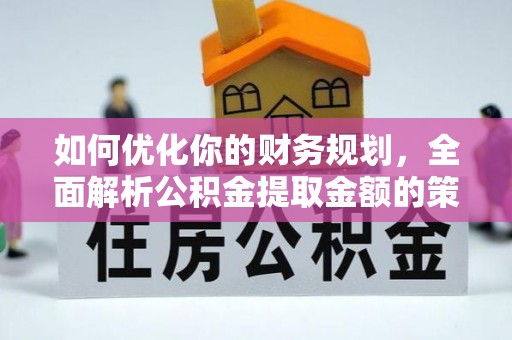 娄星如何优化你的财务规划，全面解析公积金提取金额的策略与技巧