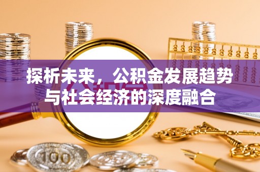 娄星探析未来，公积金发展趋势与社会经济的深度融合