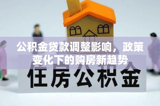 娄星公积金贷款调整影响，政策变化下的购房新趋势