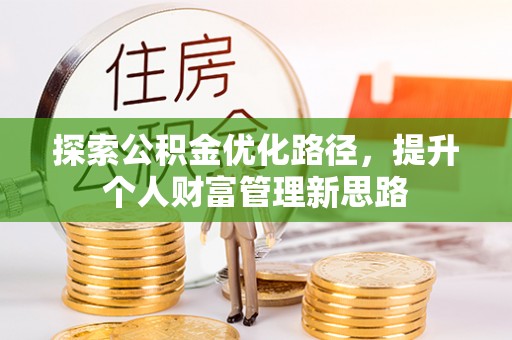 娄星探索公积金优化路径，提升个人财富管理新思路