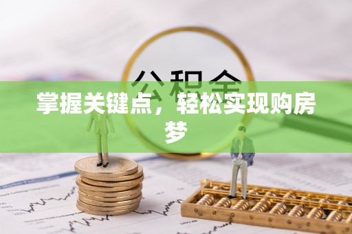 娄星掌握关键点，轻松实现购房梦