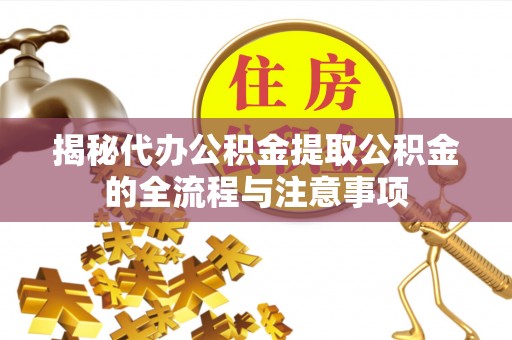 娄星揭秘代办公积金提取公积金的全流程与注意事项
