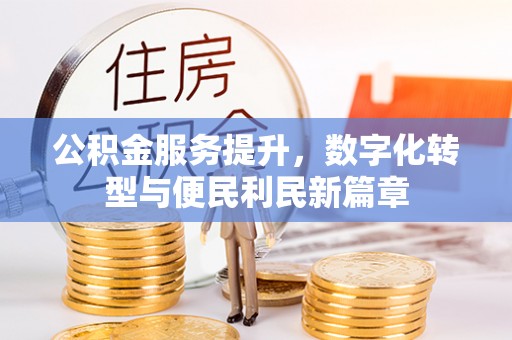 娄星公积金服务提升，数字化转型与便民利民新篇章