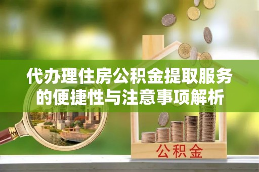 娄星代办理住房公积金提取服务的便捷性与注意事项解析