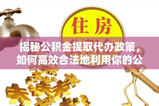 娄星揭秘公积金提取代办政策，如何高效合法地利用你的公积金