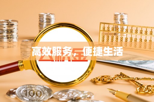 娄星高效服务，便捷生活