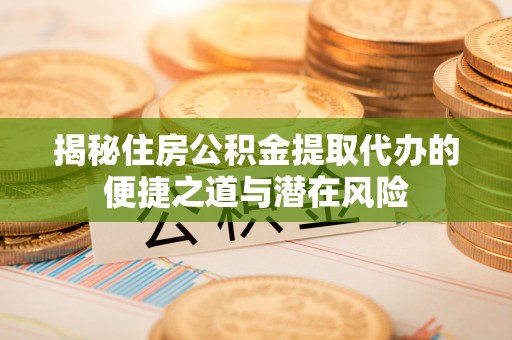 娄星揭秘住房公积金提取代办的便捷之道与潜在风险