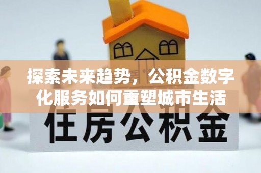 娄星探索未来趋势，公积金数字化服务如何重塑城市生活