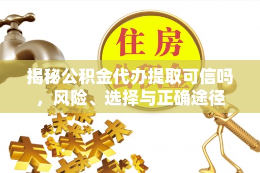 娄星揭秘公积金代办提取可信吗，风险、选择与正确途径