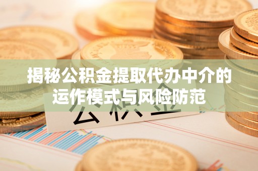 娄星揭秘公积金提取代办中介的运作模式与风险防范