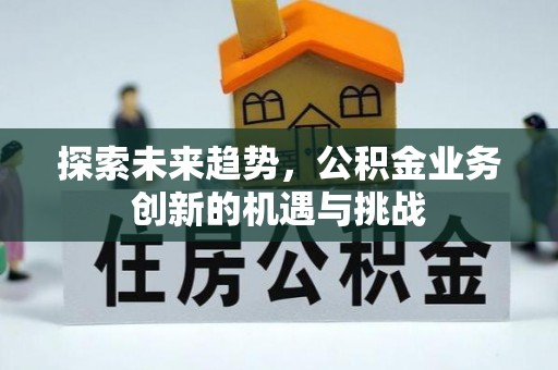 娄星探索未来趋势，公积金业务创新的机遇与挑战