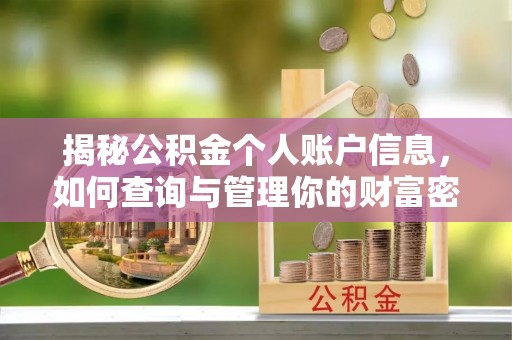 娄星揭秘公积金个人账户信息，如何查询与管理你的财富密码
