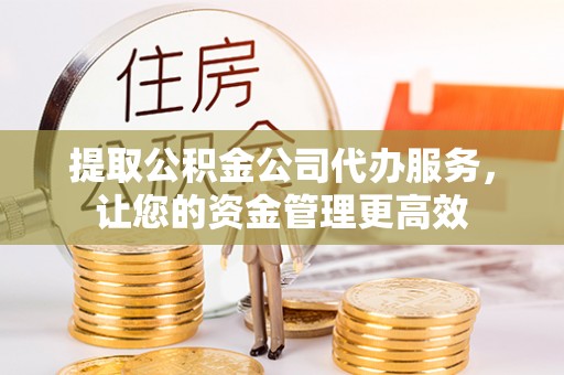 娄星提取公积金公司代办服务，让您的资金管理更高效