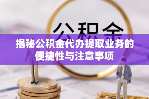 娄星揭秘公积金代办提取业务的便捷性与注意事项