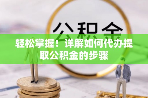 娄星轻松掌握！详解如何代办提取公积金的步骤