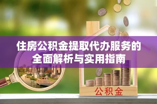 娄星住房公积金提取代办服务的全面解析与实用指南