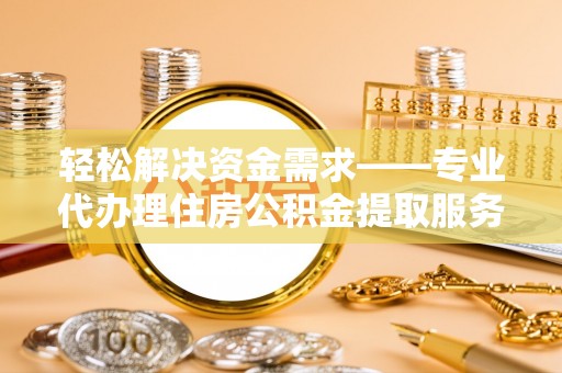 娄星轻松解决资金需求——专业代办理住房公积金提取服务