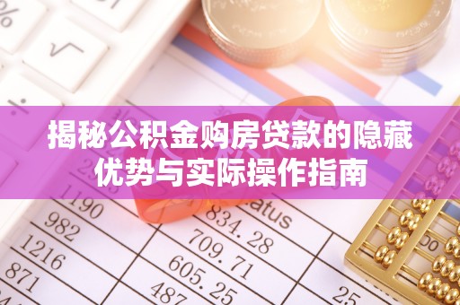 娄星揭秘公积金购房贷款的隐藏优势与实际操作指南