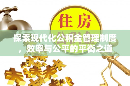 娄星探索现代化公积金管理制度，效率与公平的平衡之道