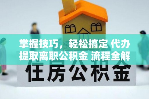 娄星掌握技巧，轻松搞定 代办提取离职公积金 流程全解析