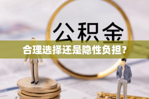 娄星合理选择还是隐性负担？