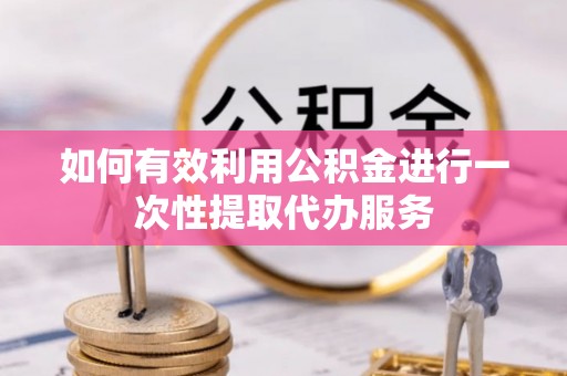 娄星如何有效利用公积金进行一次性提取代办服务