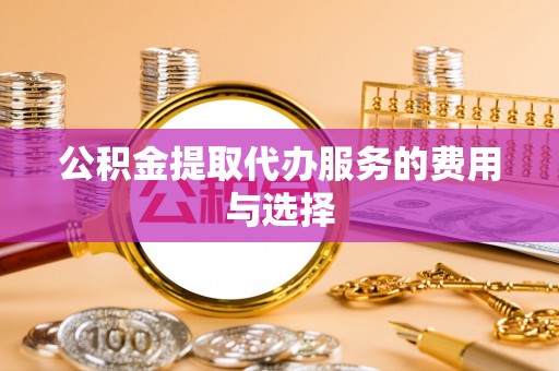 娄星公积金提取代办服务的费用与选择