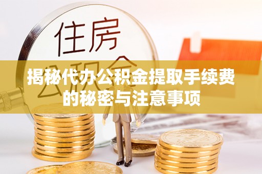 娄星揭秘代办公积金提取手续费的秘密与注意事项