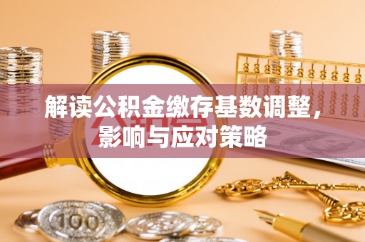 娄星解读公积金缴存基数调整，影响与应对策略