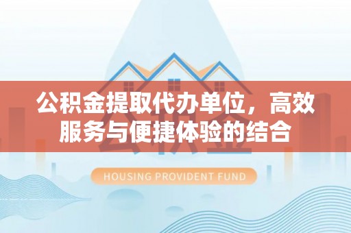 娄星公积金提取代办单位，高效服务与便捷体验的结合