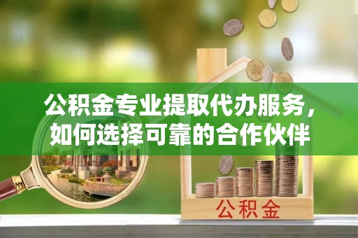娄星公积金专业提取代办服务，如何选择可靠的合作伙伴