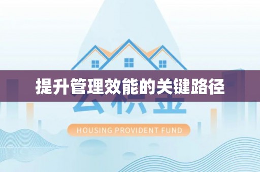 娄星提升管理效能的关键路径
